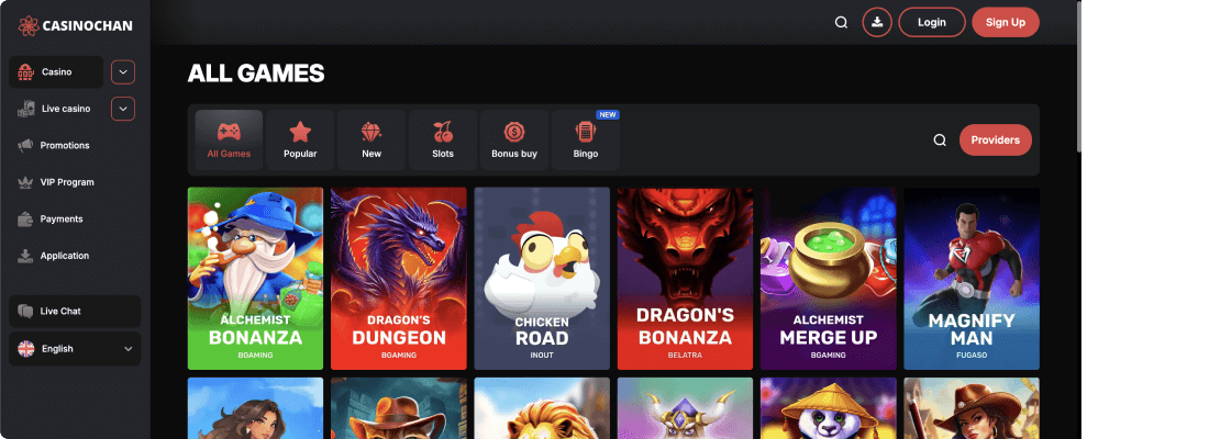CasinoChan casino platform